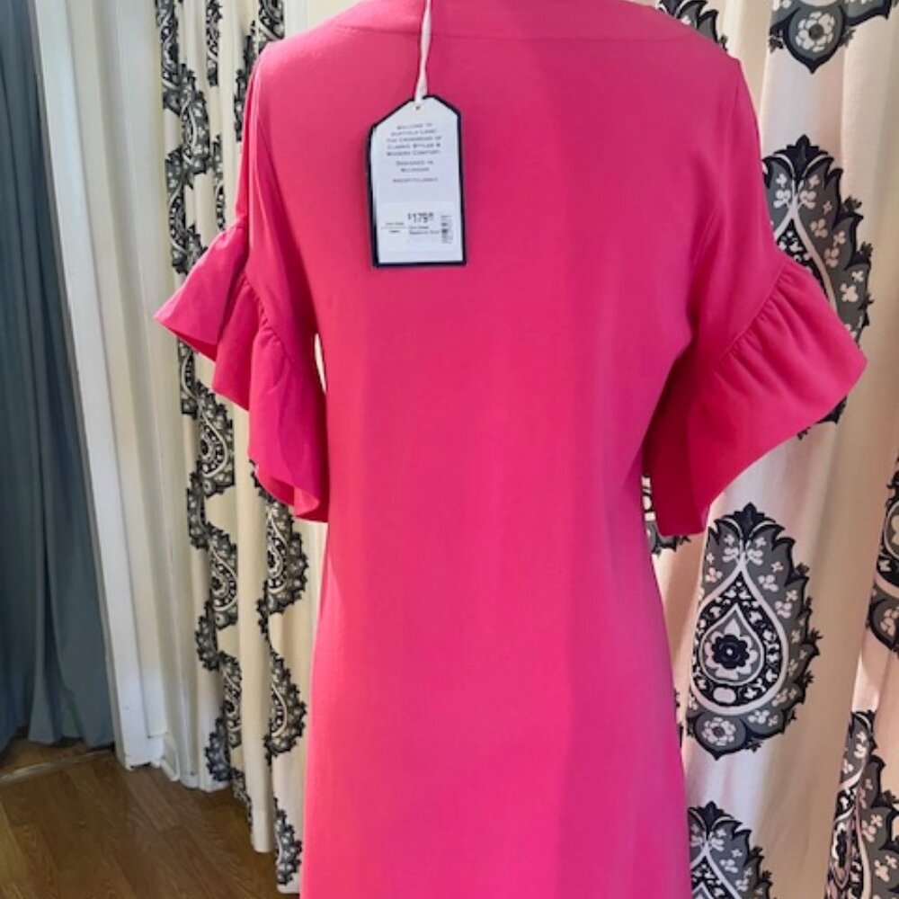 Duffield Lane Cora Dress: Raspberry - Picture 6 of 8